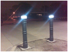 Lighted Bollard Covers