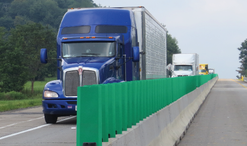 Highway Median Glare Screens
